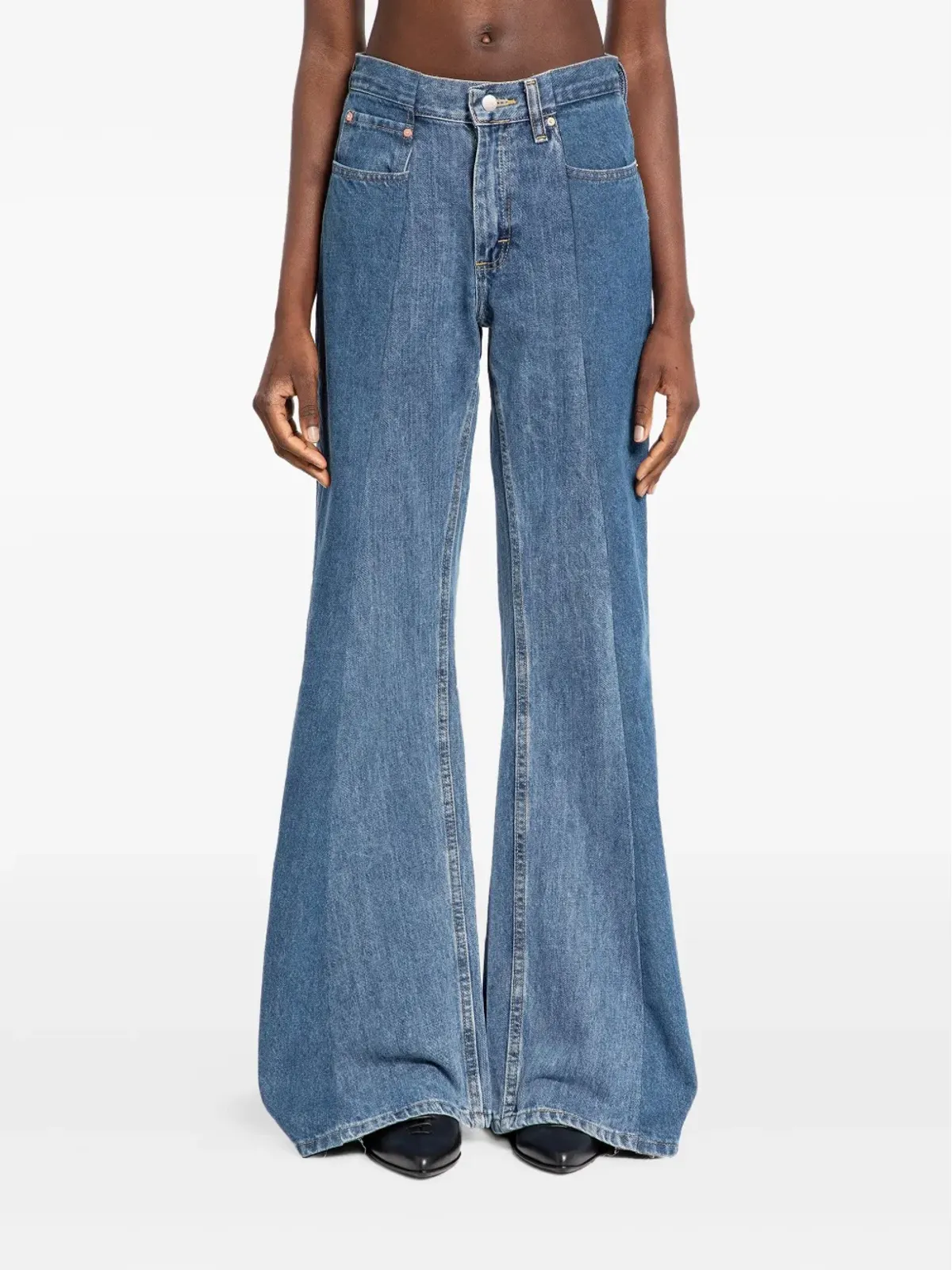 E.L.V DENIM スプリットレッグジーンズ - 画像1