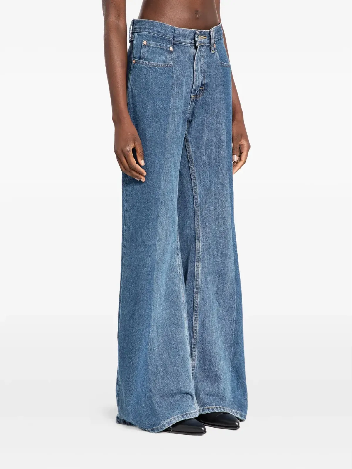 E.L.V DENIM スプリットレッグジーンズ - 画像3