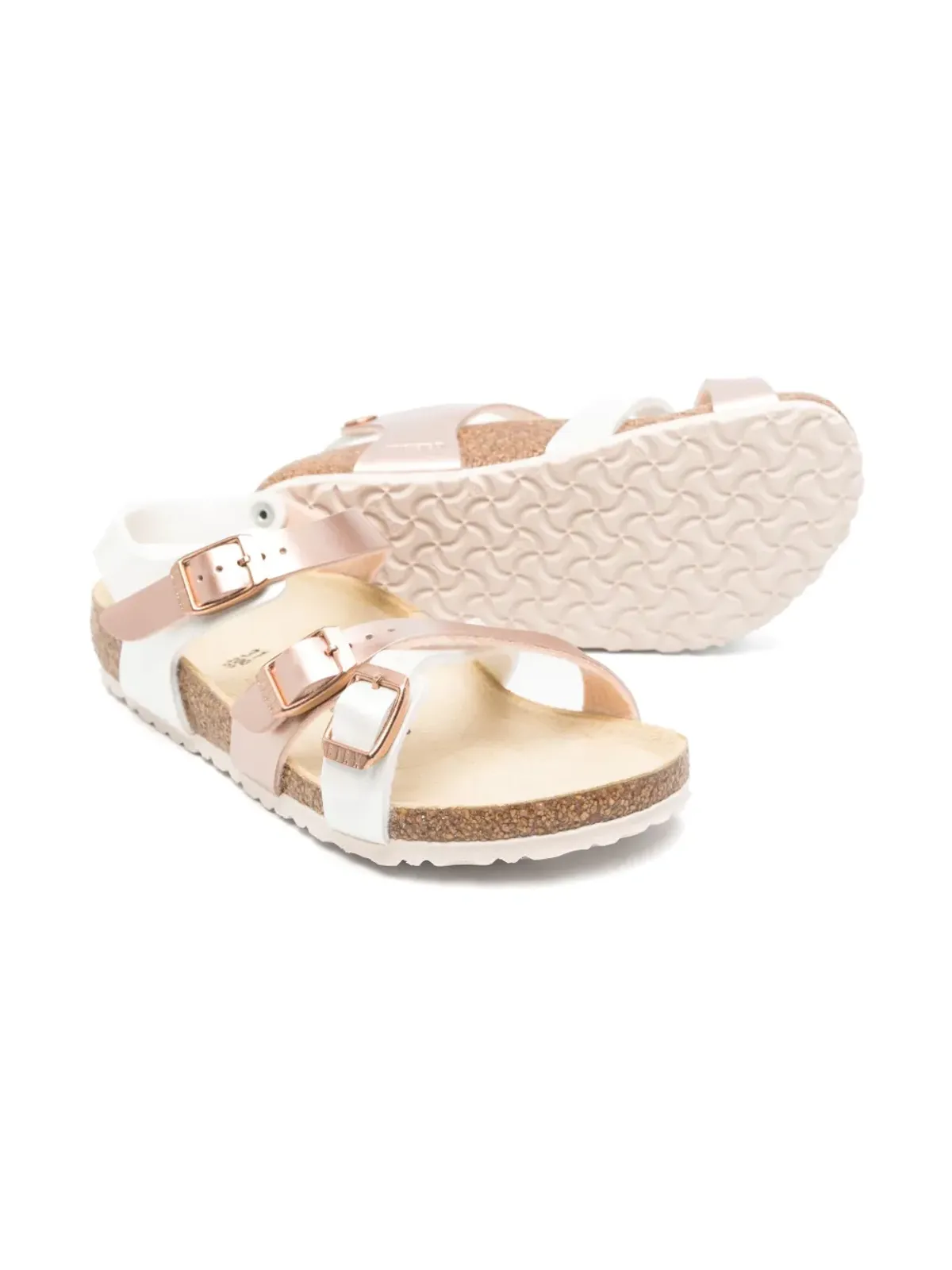 Birkenstock Kids Kumba sandals - Neutrals - 画像2