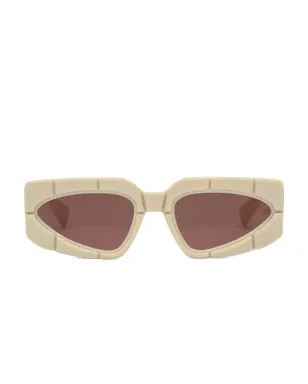 Balmain Eyewear 彫刻フレーム サングラス - サムネイル1