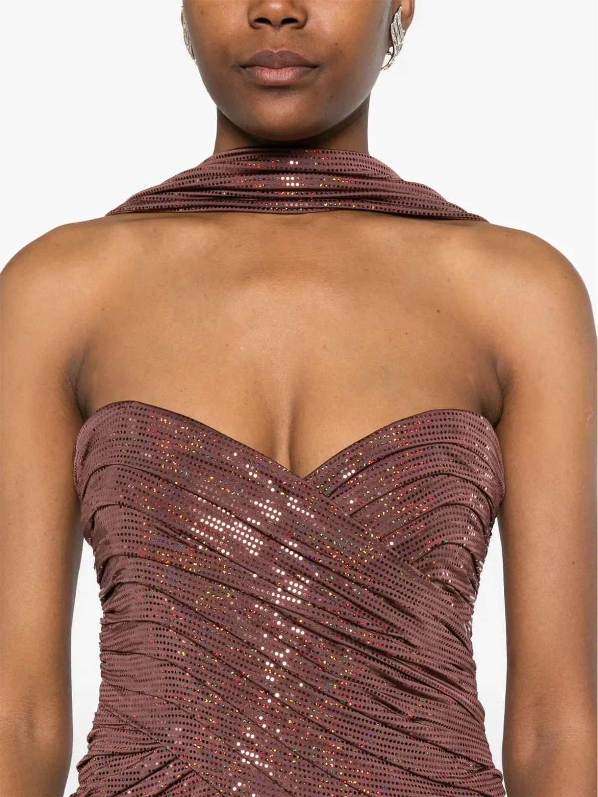 The New Arrivals Ilkyaz Ozel ノースリーブドレス - 画像5