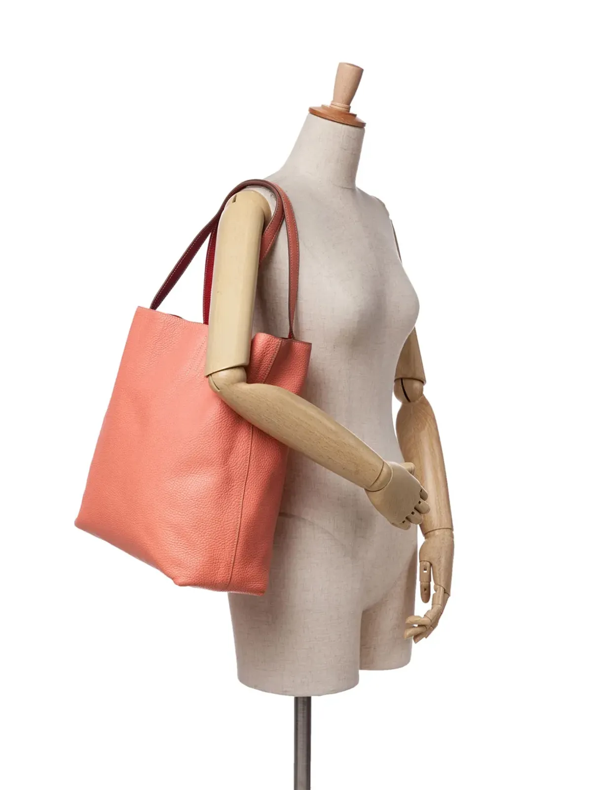 Hermès ビンテージ 2013 Clemence Double-Sens 36 トートバッグ - ピンク - 画像2