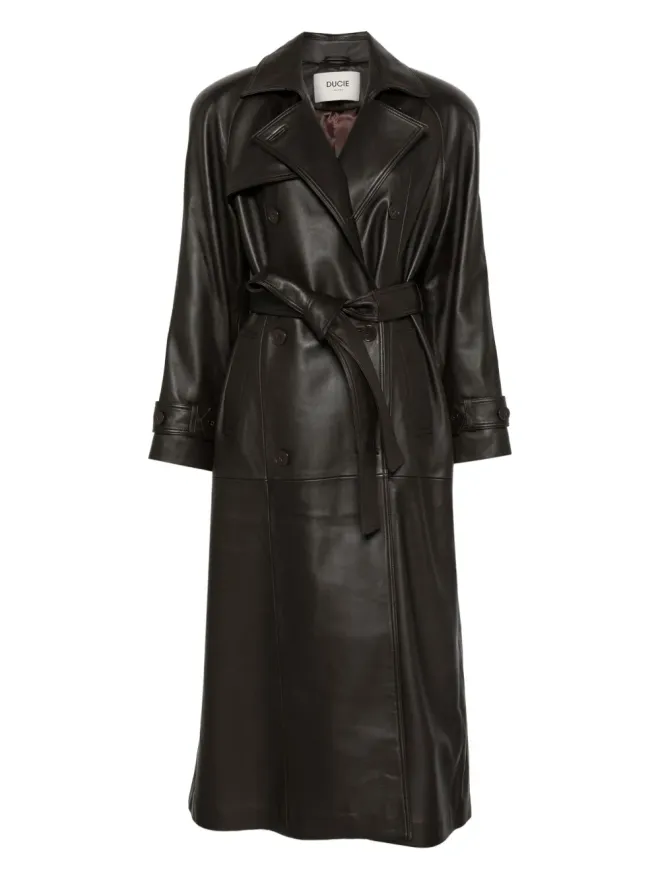 Ducie ducie レザー トレンチコートの商品画像