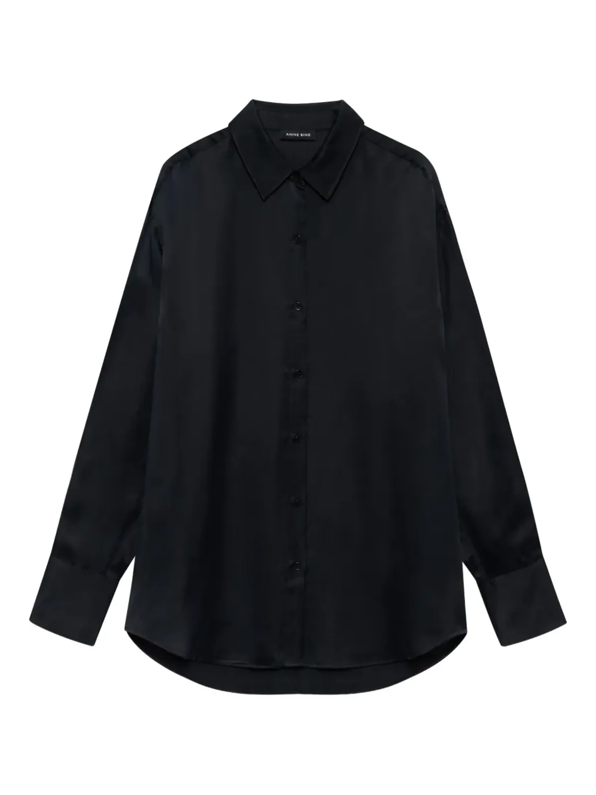 ANINE BING Essie button-down shirt - Black - 画像1