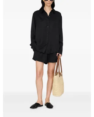 ANINE BING Essie button-down shirt - Black - サムネイル2