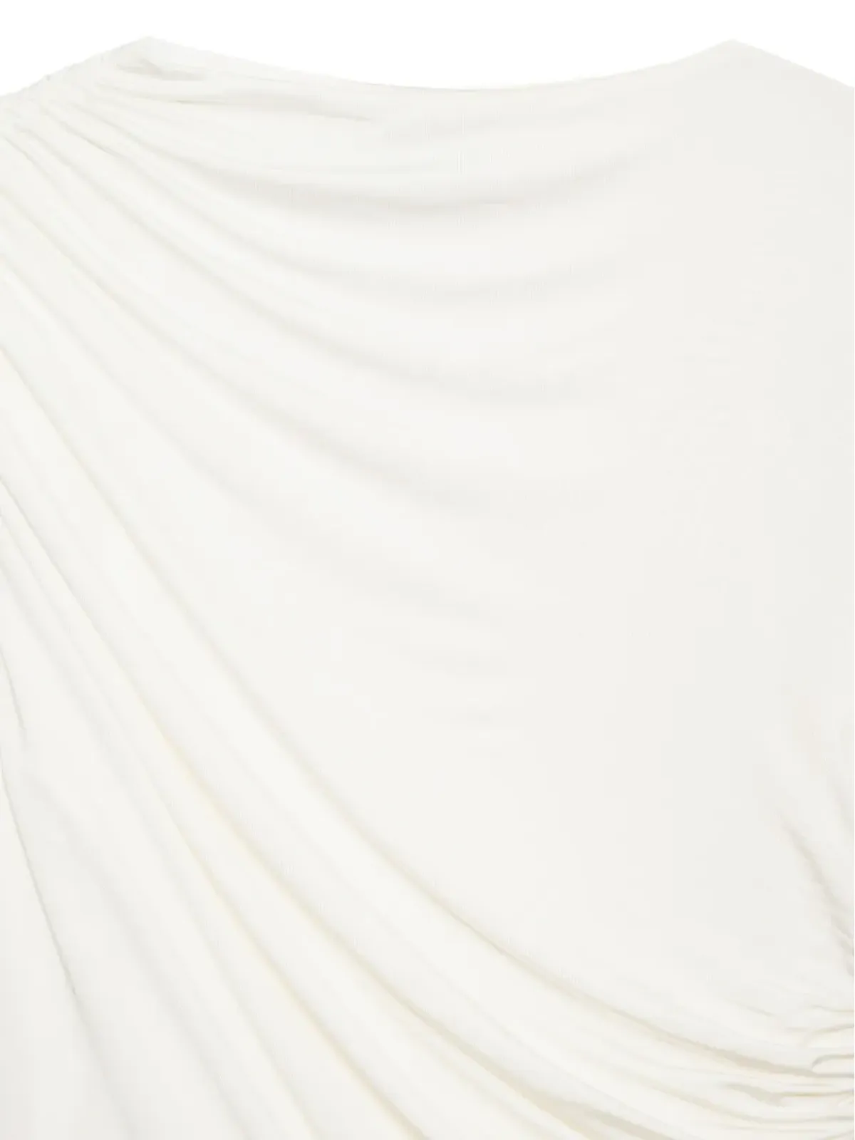 ANINE BING Bray draped long-sleeve top - White - 画像4
