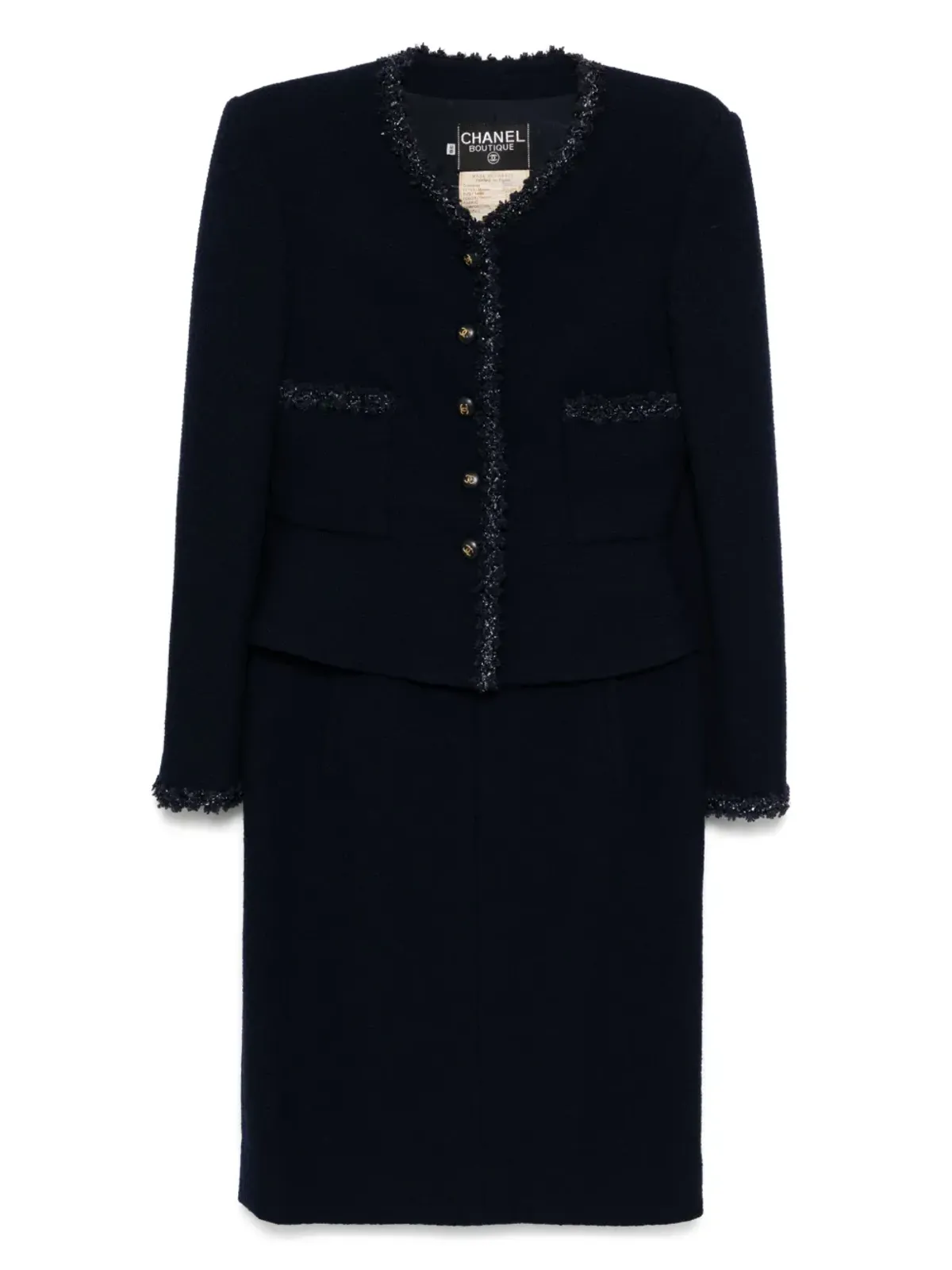 CHANEL ビンテージ 1995年セットアップスーツ - ブルー - 画像1