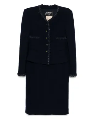CHANEL ビンテージ 1995年セットアップスーツ - ブルー - サムネイル1