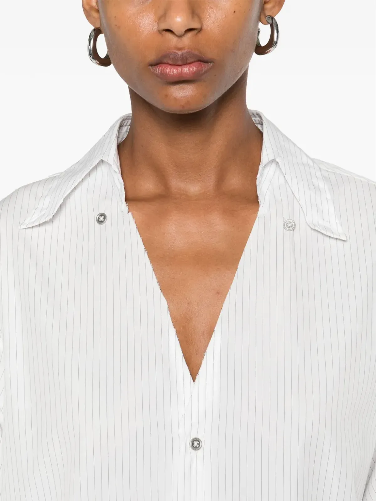SONIA CARRASCO カットカラーシャツ - 画像5