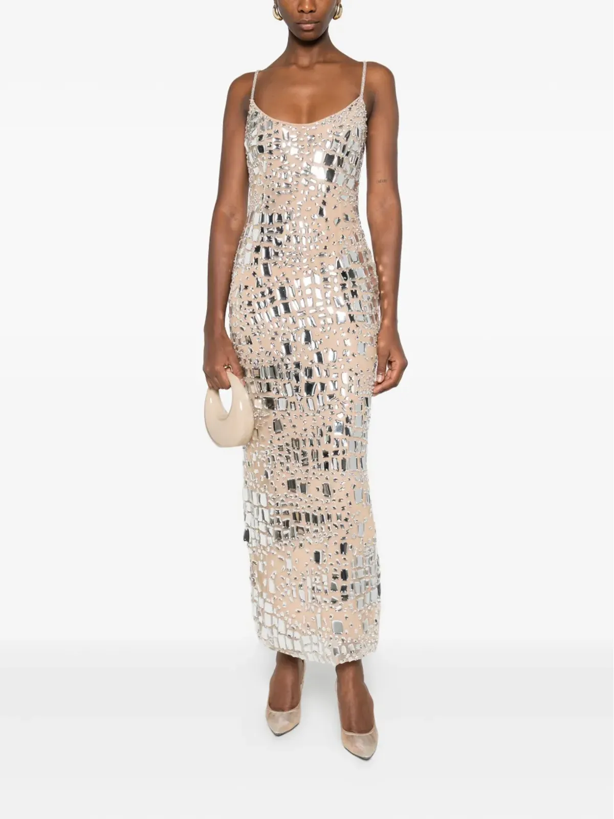 GEORGES HOBEIKA 装飾ミディドレス - 画像2