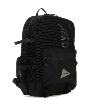 and Wander mesh-panels backpack - Black - サムネイル2