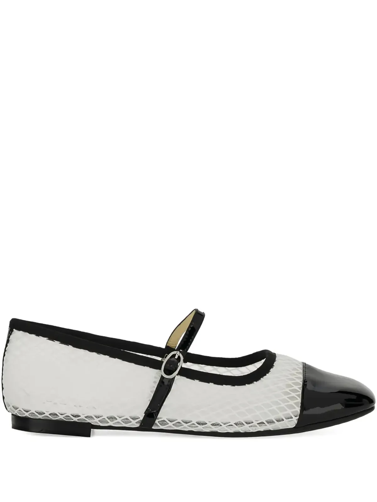Repetto パテントトゥキャップ バレエフラット - White - 画像1