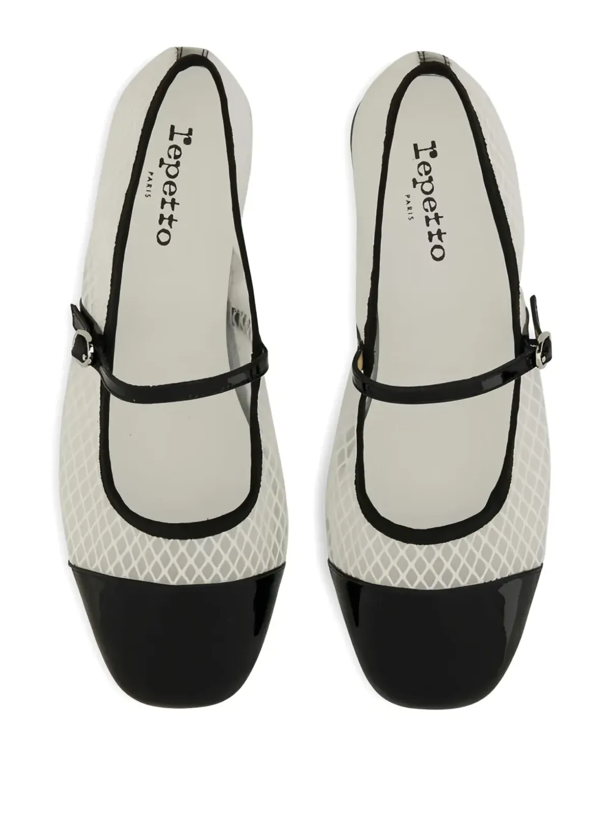 Repetto パテントトゥキャップ バレエフラット - White - 画像4
