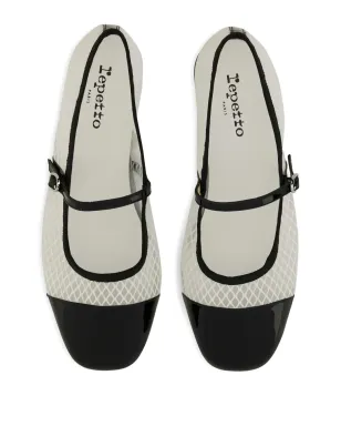 Repetto パテントトゥキャップ バレエフラット - White - サムネイル4