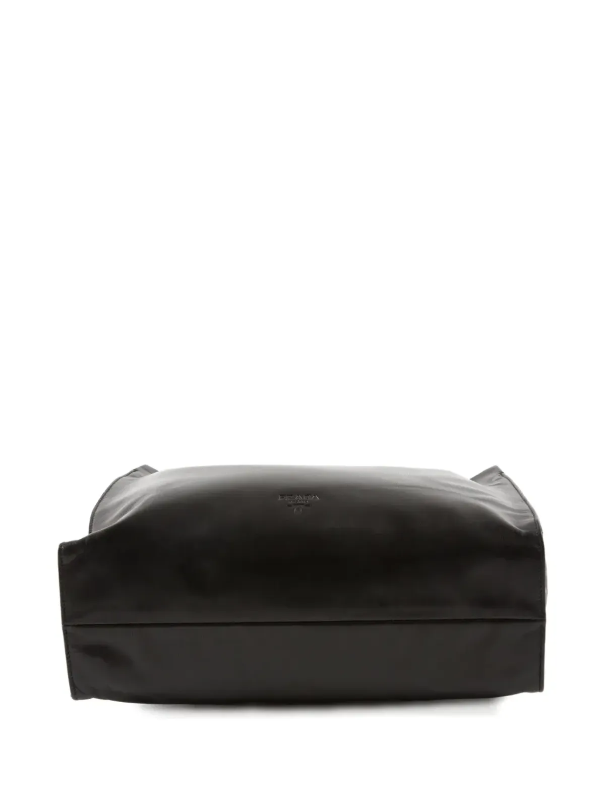 Prada ビンテージ 2005年頃 レザー ハンドバッグ ブラック - 画像4
