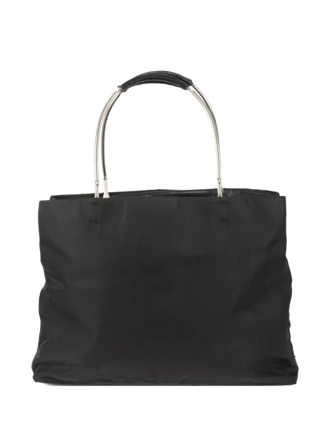 Prada Pre-Owned Prada ビンテージ 2010年代 三角ロゴ トートバッグ ブラックの商品画像