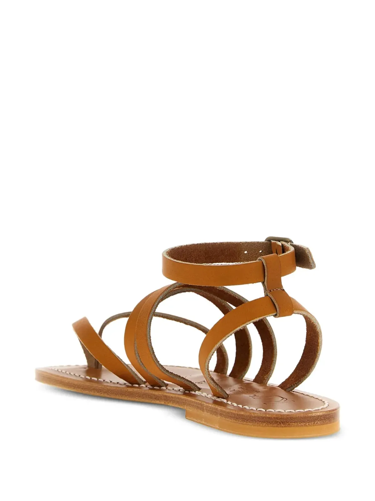 K. Jacques Hemeree レザー アンクルストラップ サンダル - 画像4