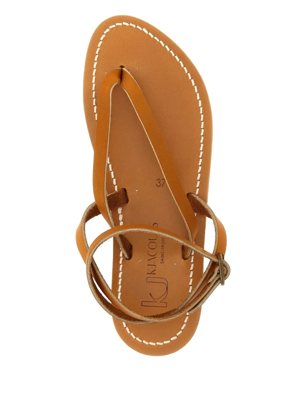 K. Jacques Smyrne レザーサンダル - 画像3