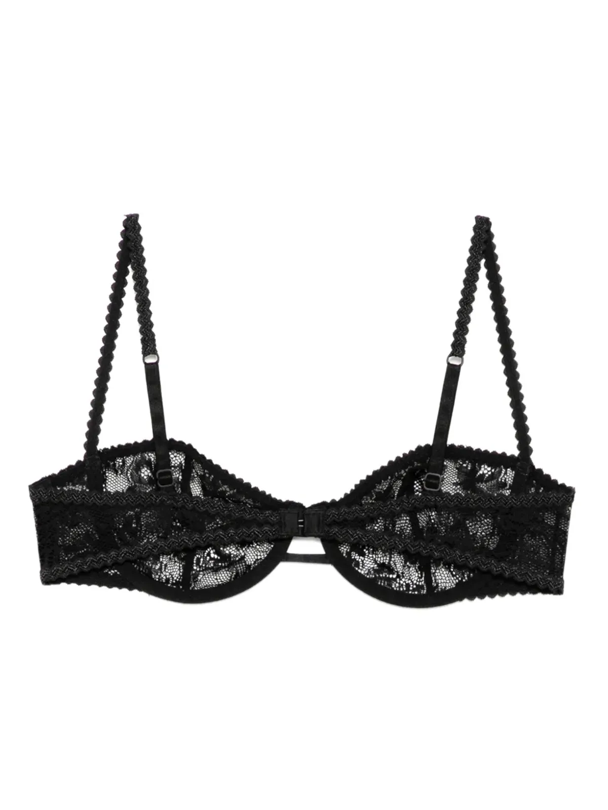 Kiki de Montparnasse Jardin D'oeillet balconette - Black - 画像2