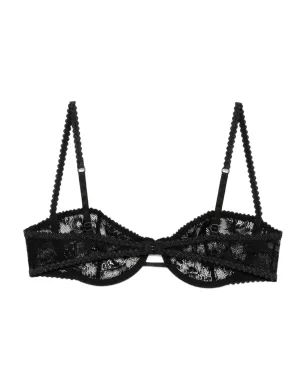 Kiki de Montparnasse Jardin D'oeillet balconette - Black - サムネイル2