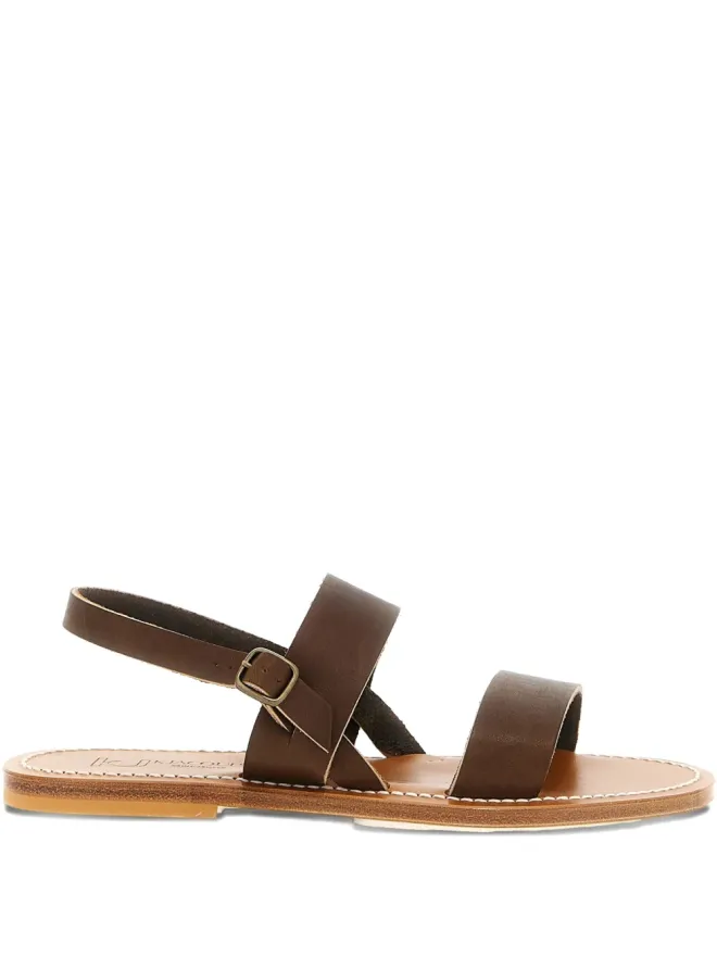 K. Jacques K. Jacques Barigoule ダブルストラップ レザーサンダルの商品画像