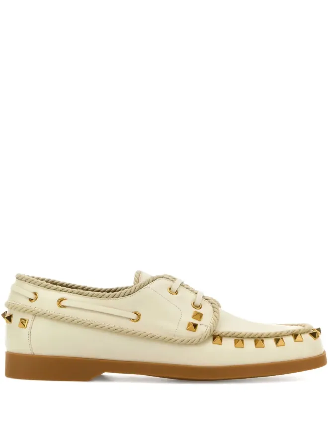 Valentino Garavani Valentino Garavani ロックスタッド ボートシューズの商品画像