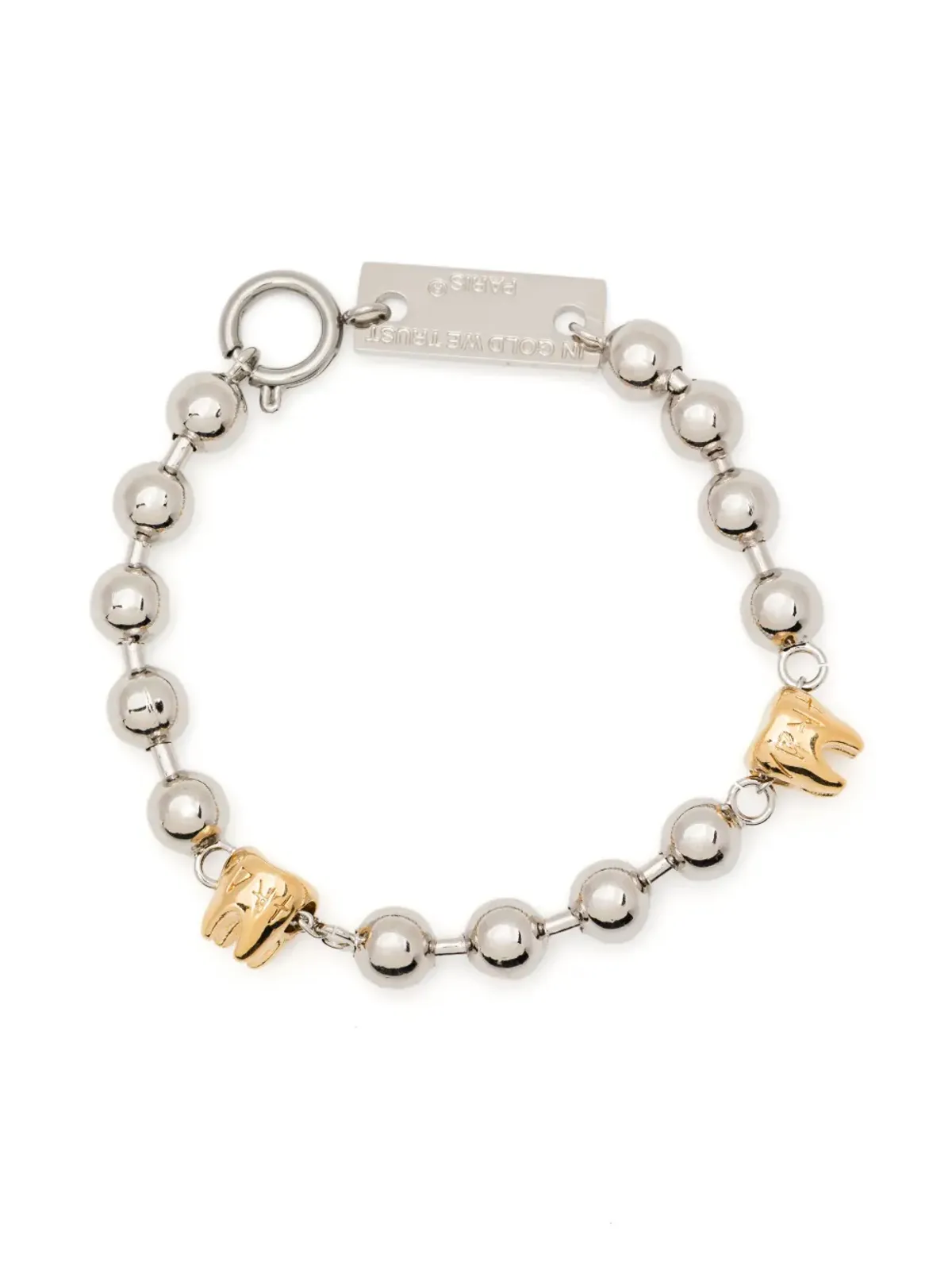 IN GOLD WE TRUST PARIS Sacred Tooth bracelet - 画像1