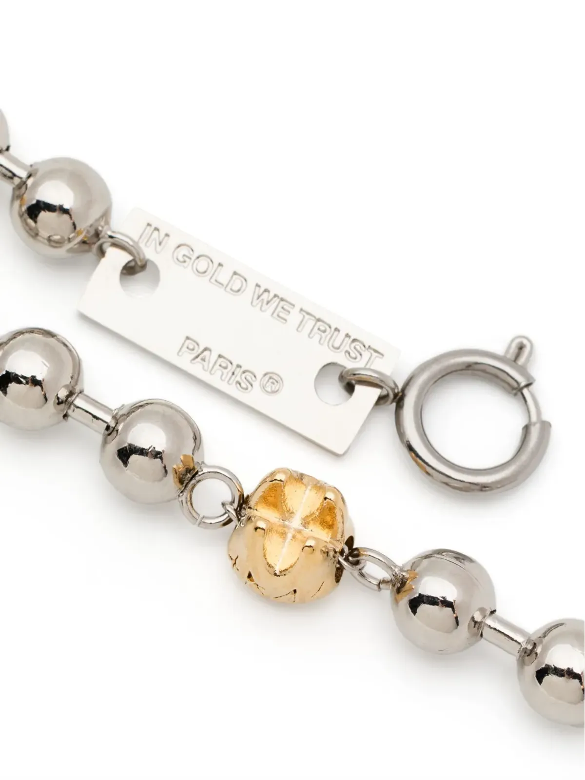 IN GOLD WE TRUST PARIS Sacred Tooth bracelet - 画像3