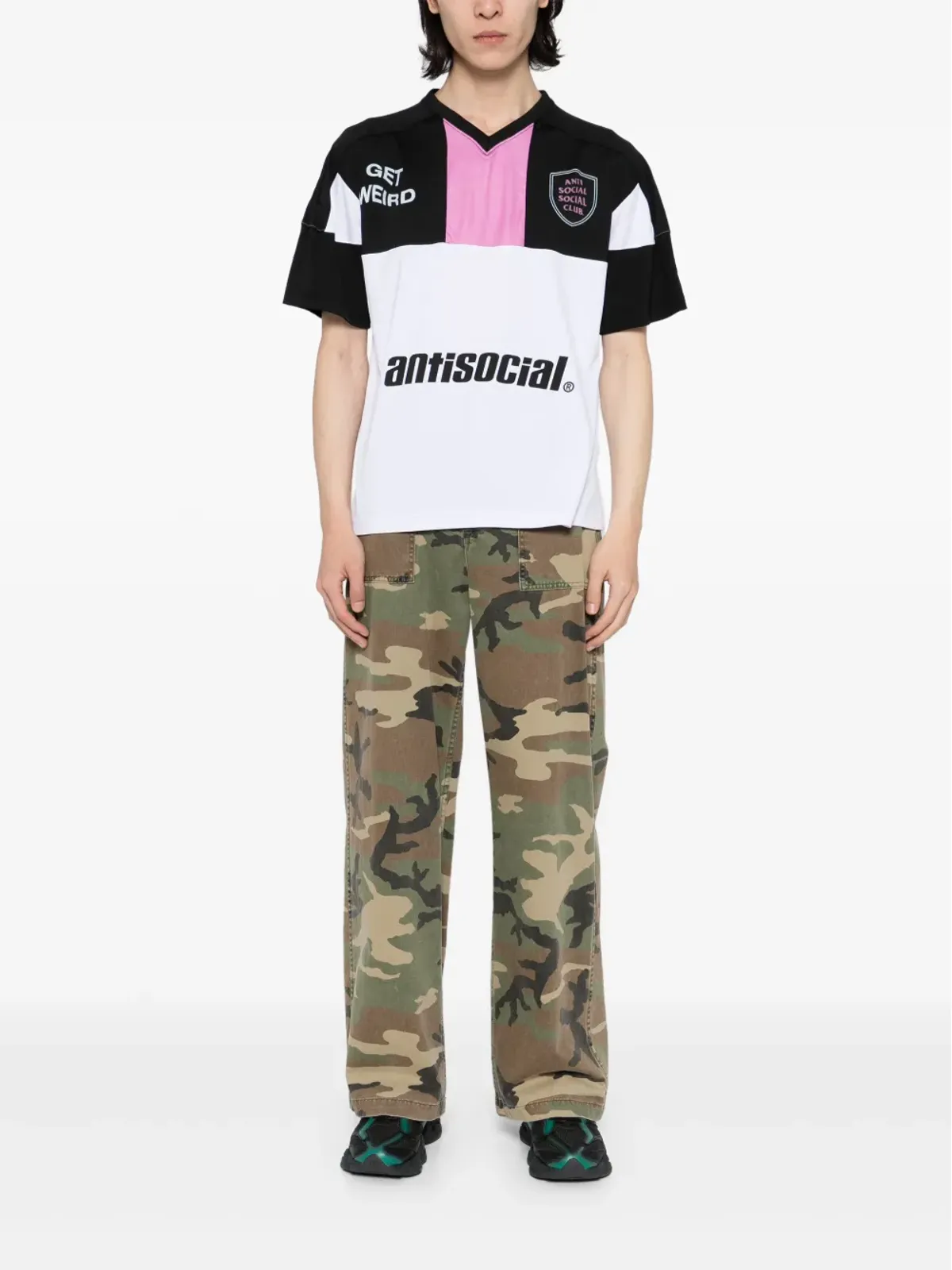 Anti Social Social Club Get Weird Soccer Tシャツ - 画像2