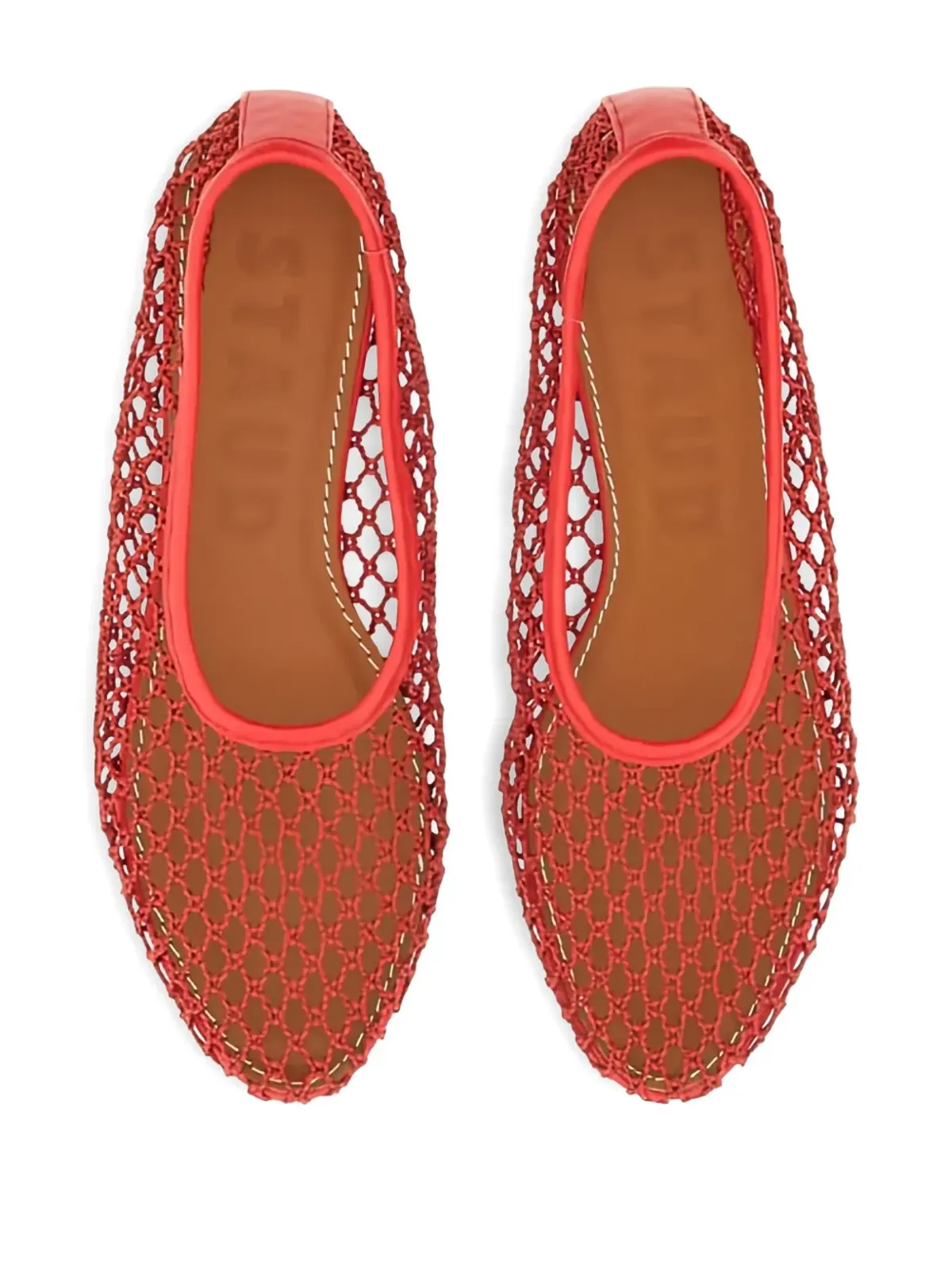 STAUD カットアウト フラットサンダル - 画像5