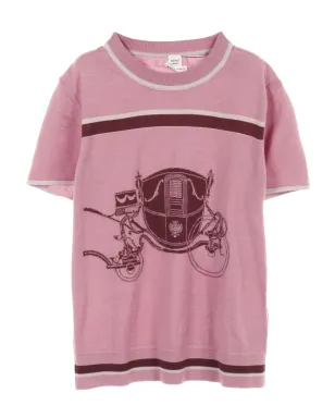 Hermès ビンテージ 2010年代 Ex-Libris Tシャツ ピンク - サムネイル1