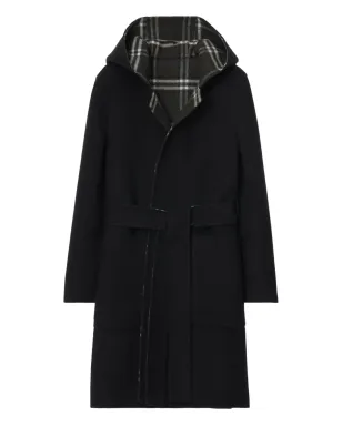 Burberry リバーシブルコート - ブラック - サムネイル1