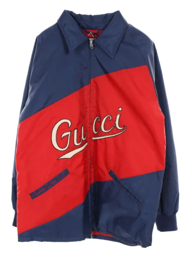 Gucci Pre-Owned Gucci ビンテージ ロゴ刺繍ジャケットの商品画像