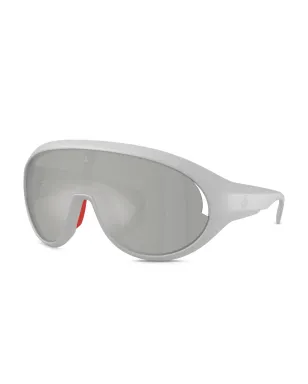 Moncler Eyewear Bombolleシールドサングラス - サムネイル2