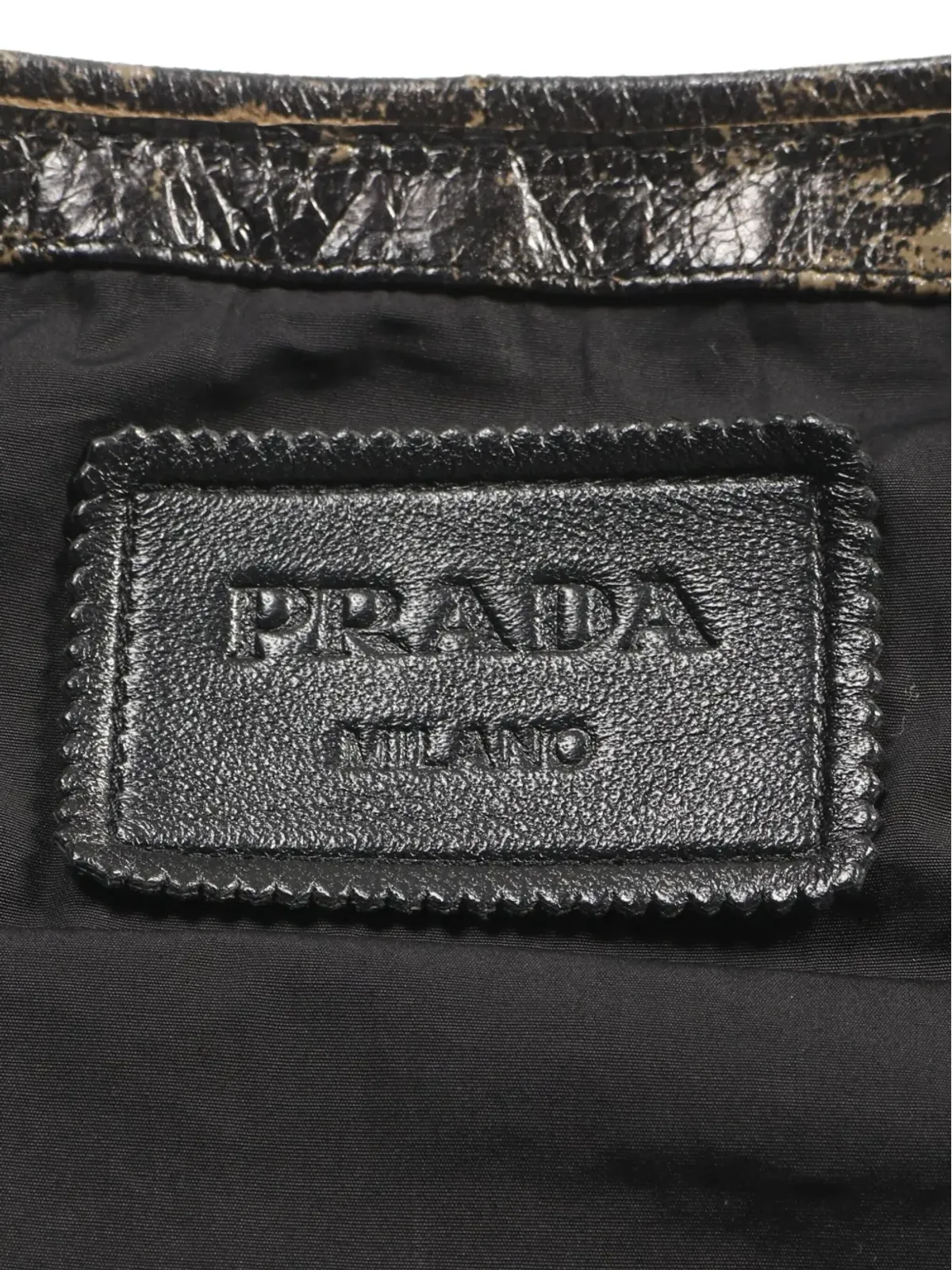 Prada ビンテージ 2020年代 レザー ジレ ブラック - 画像3