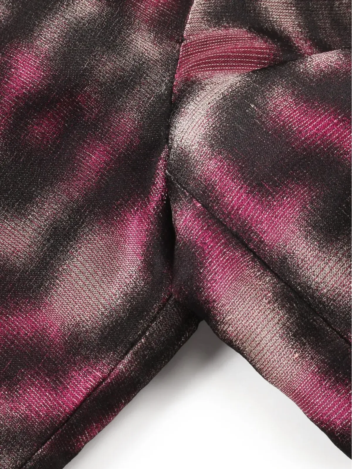 ビンテージ Christian Dior Pre-Owned 2010年代ストライプ柄シルクドレス ピンク - 画像5
