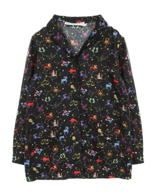 Christian Dior ビンテージ 10年代 ゾディアック ピクセル シャツ - ブラック - サムネイル1