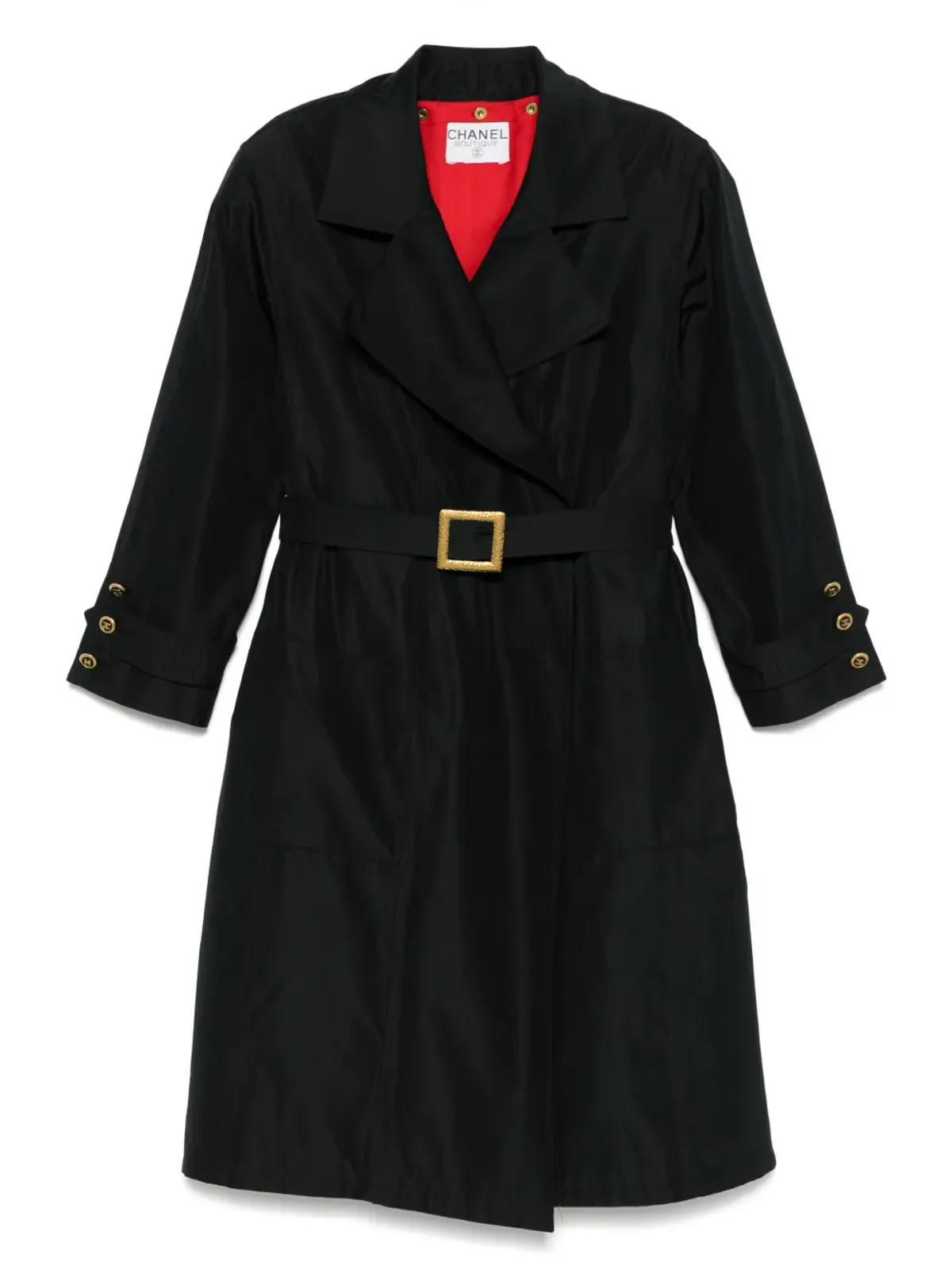 CHANEL Pre-Owned 1980年代シルクコート - 画像1