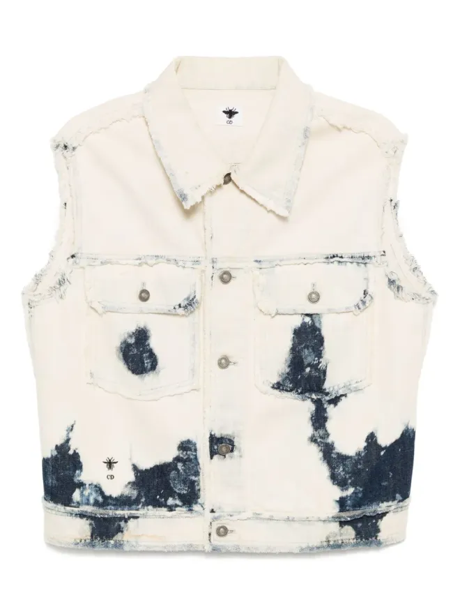 Christian Dior Pre-Owned ビンテージ Christian Dior デニムベストの商品画像
