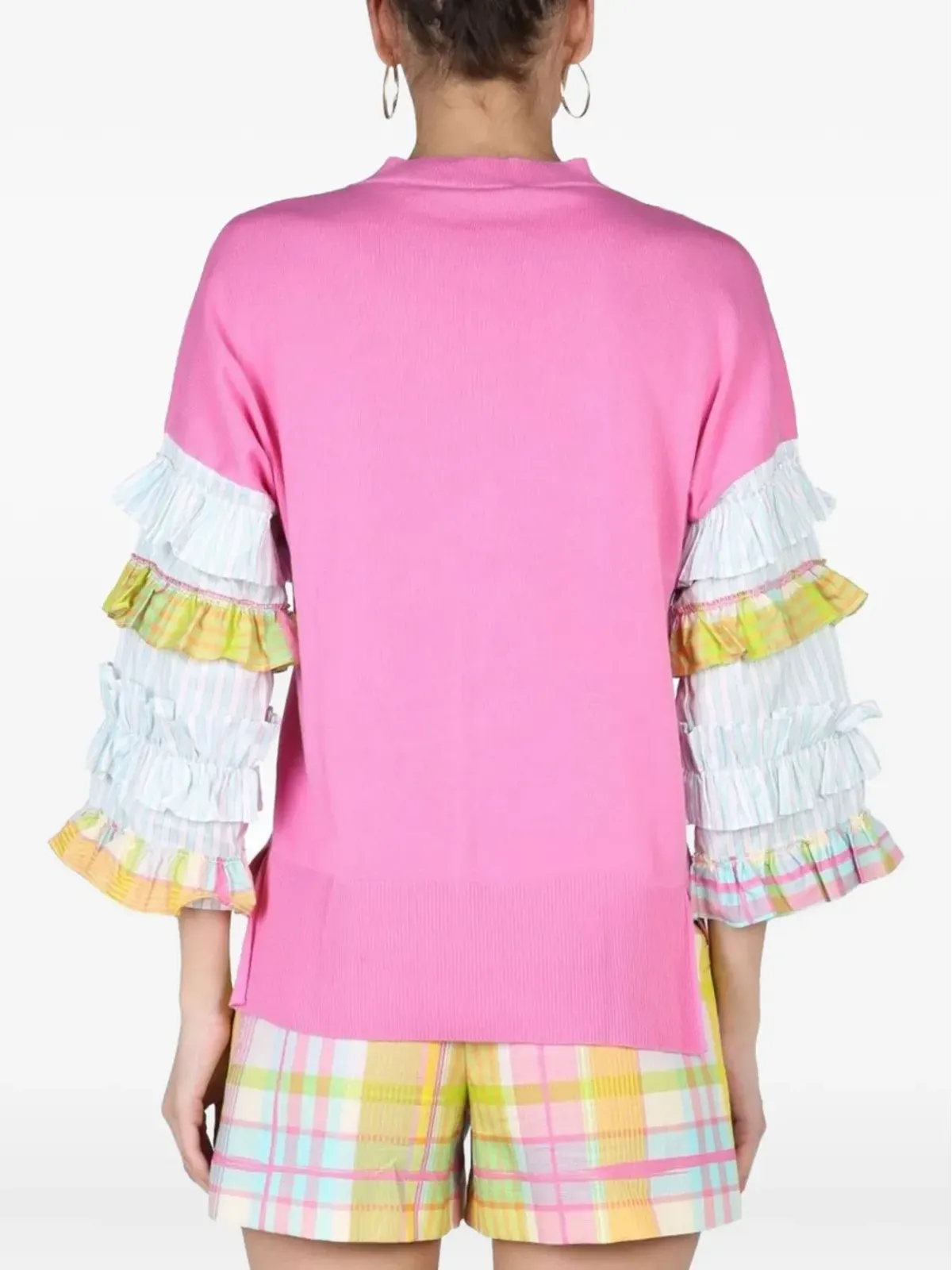 Boutique Moschino フリル袖ニットセーター - 画像3