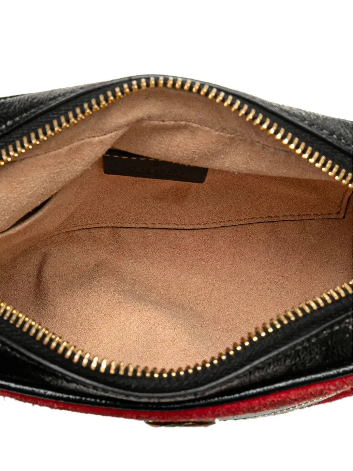 Gucci ビンテージ ミニスエード オーフィディア クロスボディバッグ レッド - 画像5