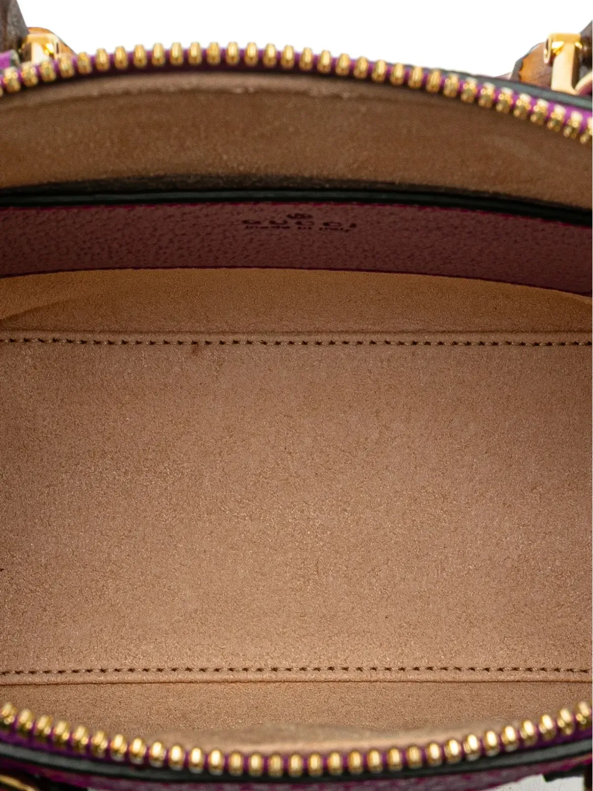 Gucci ビンテージ 2000-2015 ミニ ダラー カーフスキン バンブー ディアナ ドーム サッチェル - パープル - 画像5