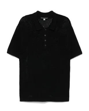 John Varvatos 半袖ポロシャツ ブラック - サムネイル1