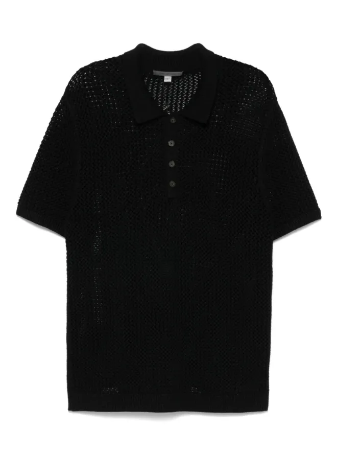 John Varvatos John Varvatos 半袖ポロシャツ ブラックの商品画像