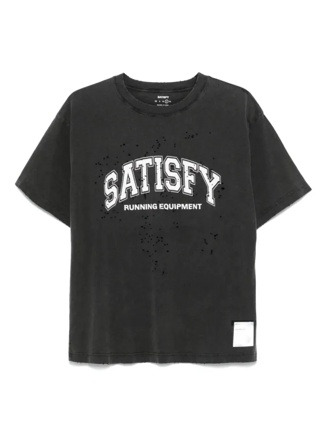 Satisfy Satisfy ロゴプリントTシャツの商品画像