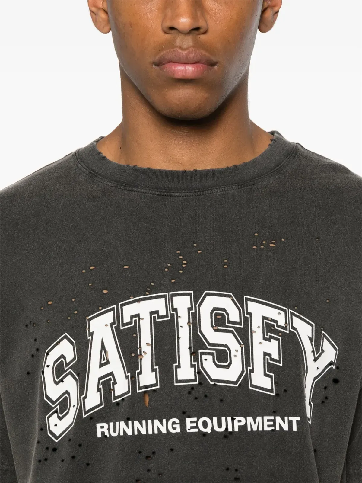 Satisfy ロゴプリントTシャツ - 画像4