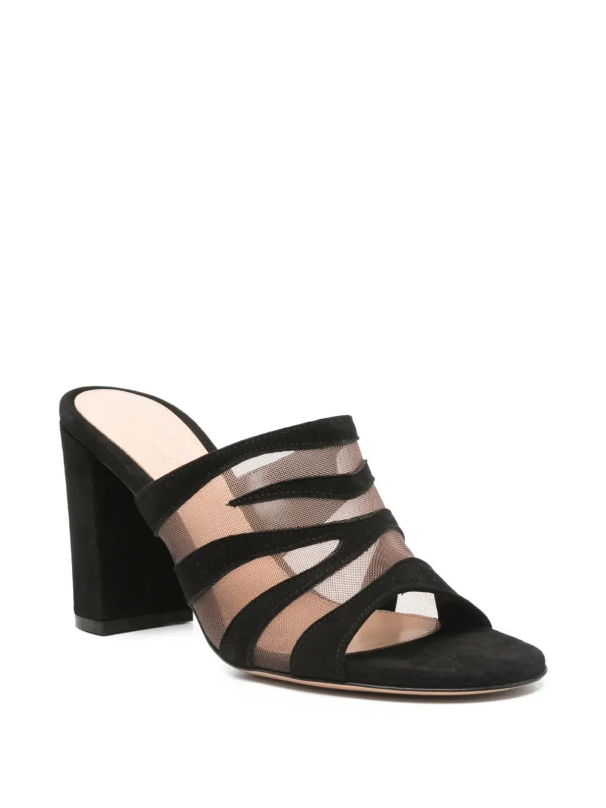 Gianvito Rossi スリップオンヒールサンダル - ホワイト - 画像2