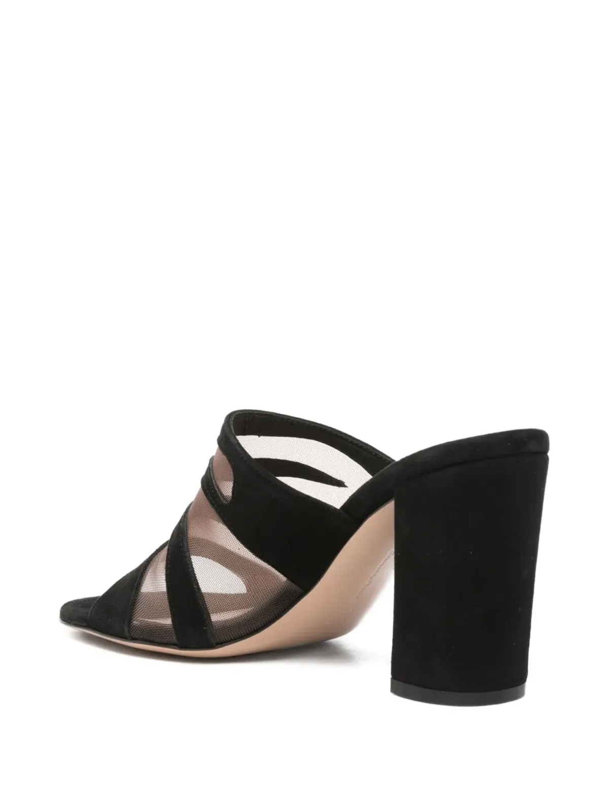 Gianvito Rossi スリップオンヒールサンダル - ホワイト - 画像3