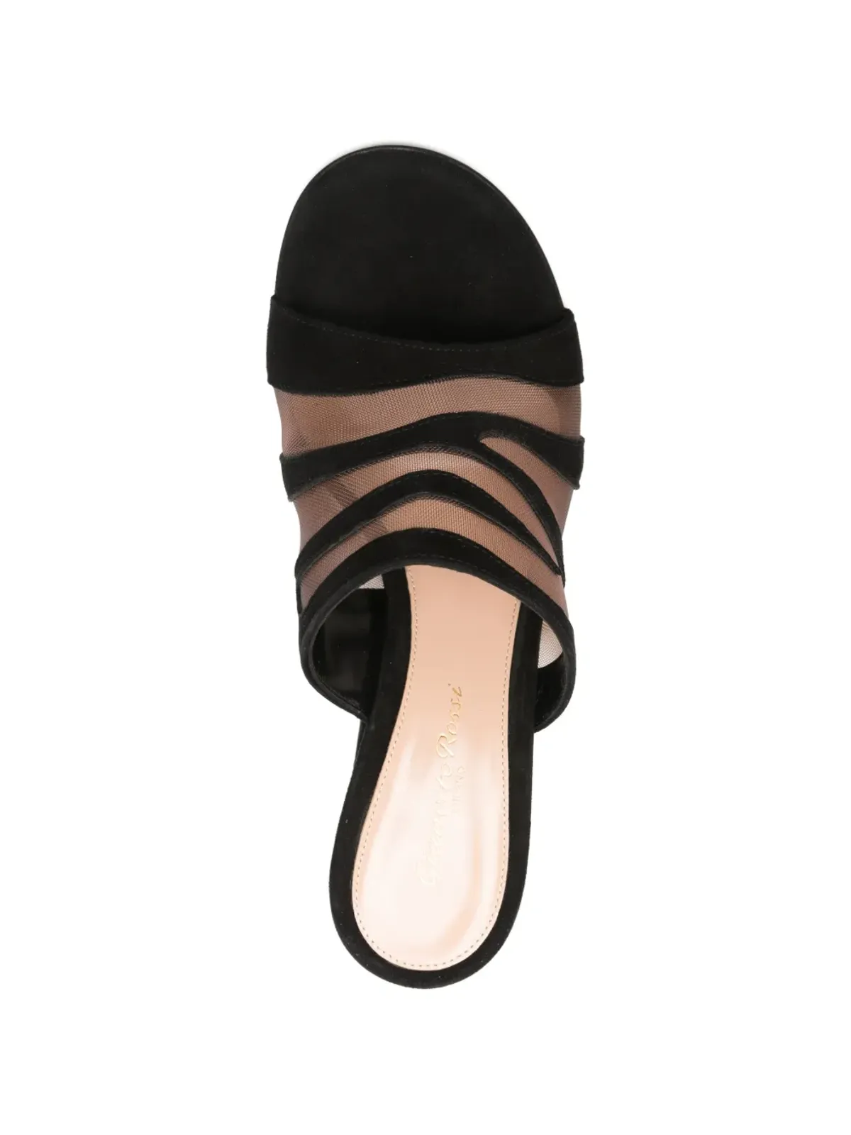 Gianvito Rossi スリップオンヒールサンダル - ホワイト - 画像4