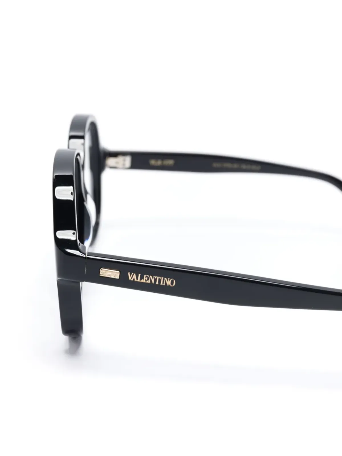 VALENTINO GARAVANI EYEWEAR ロゴプリントメガネ - 画像3